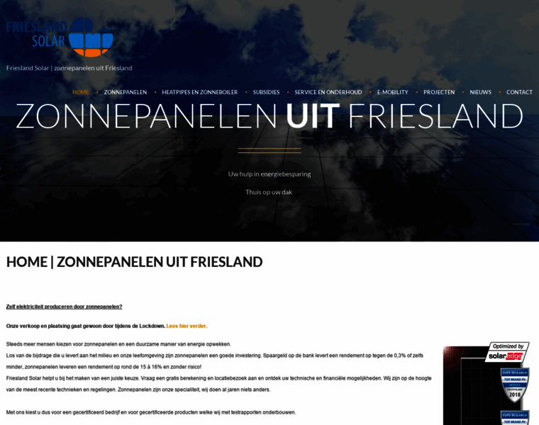 Frieslandsolar.nl thumbnail