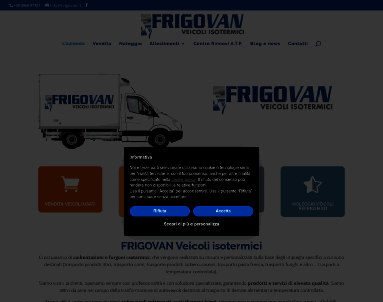 Frigovan.com thumbnail
