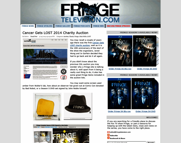 Fringetelevision.com thumbnail