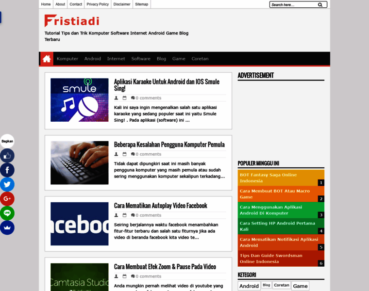 Fristiadi.com thumbnail