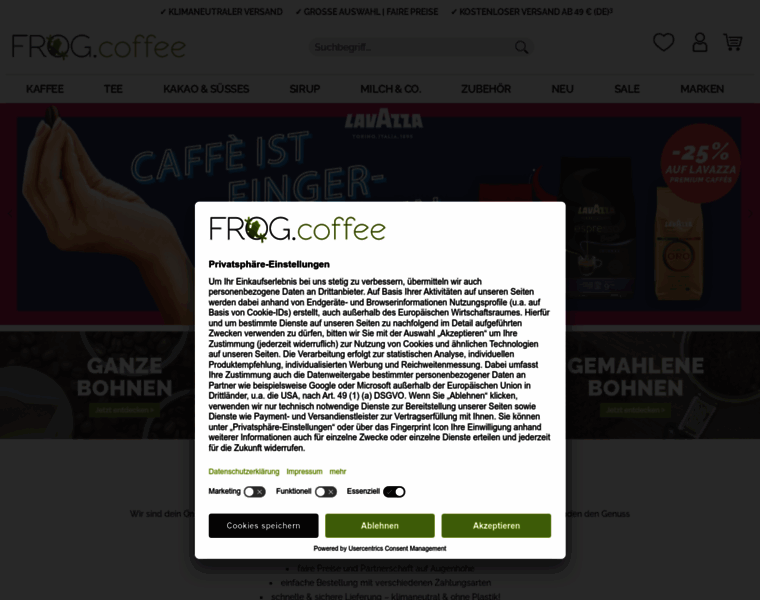 Frogcoffee.de thumbnail
