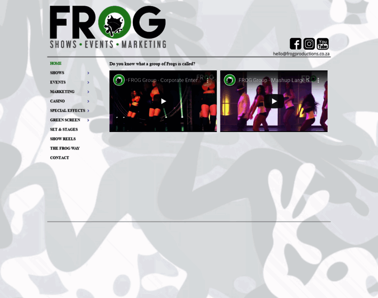 Frogproductions.co.za thumbnail