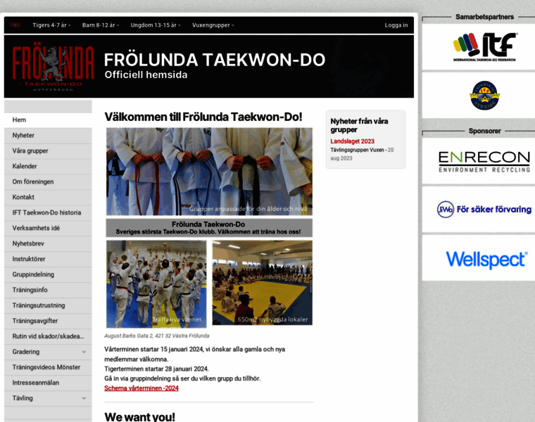 Frolundataekwondo.se thumbnail