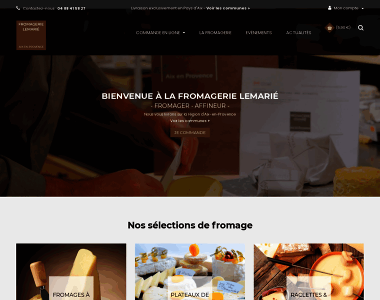 Fromagerie-lemarie.com thumbnail
