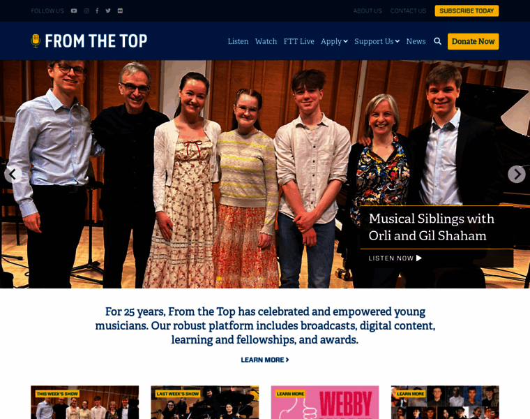 Fromthetop.org thumbnail