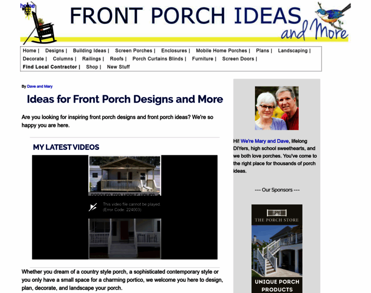 Front-porch-ideas-and-more.com thumbnail