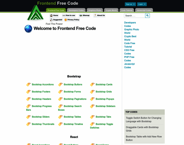 Frontendfreecode.com thumbnail Frontendfreecode.com thumbnail