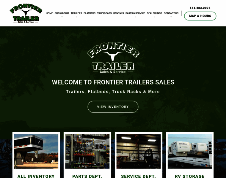 Frontier-trailersales.com thumbnail