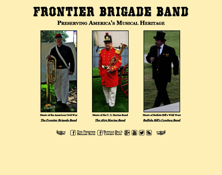 Frontierbrigadeband.com thumbnail