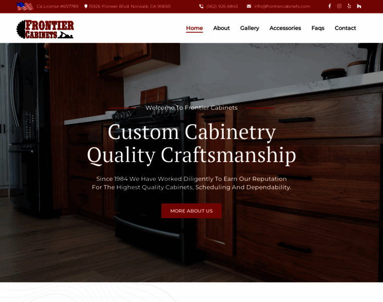 Frontiercabinets.com thumbnail Frontiercabinets.com thumbnail