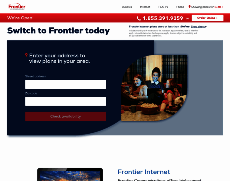 Frontierct.com thumbnail