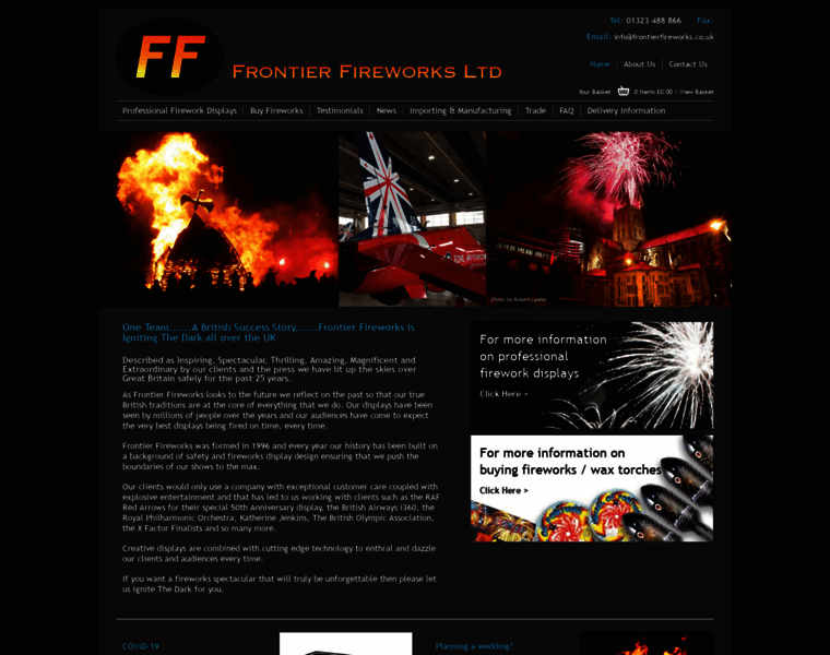 Frontierfireworks.co.uk thumbnail