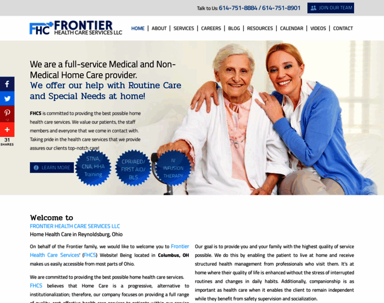 Frontierhealthcareservice.com thumbnail
