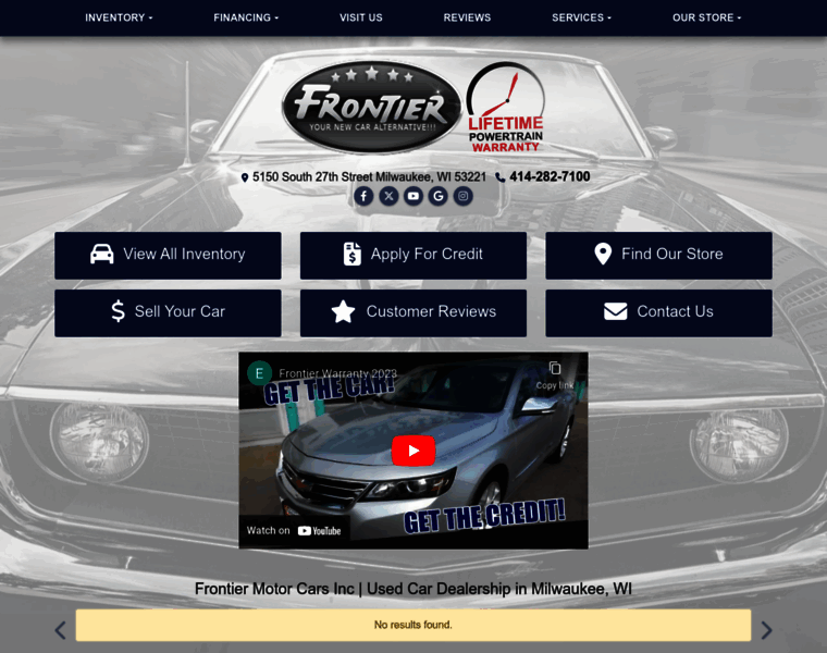 Frontiermotorcars.net thumbnail