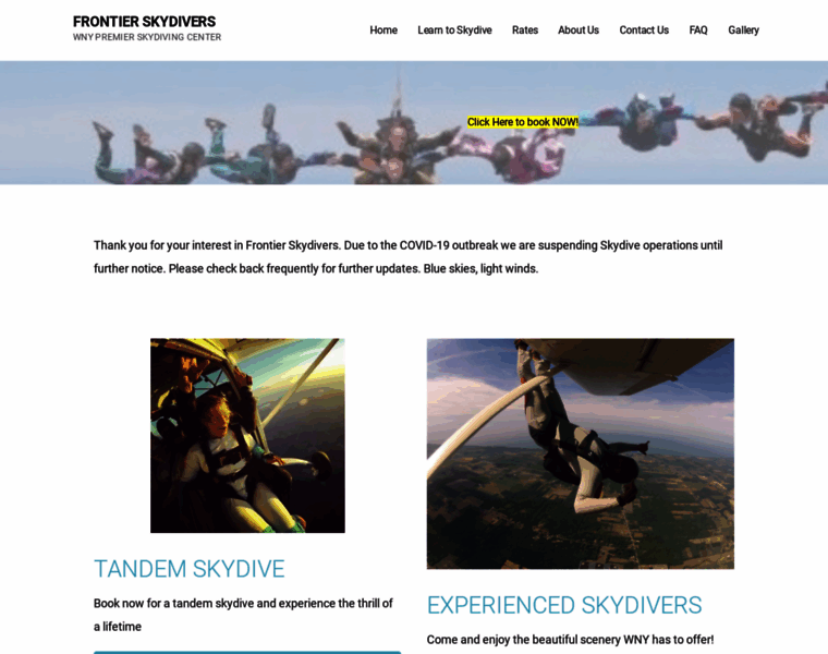 Frontierskydivers.com thumbnail