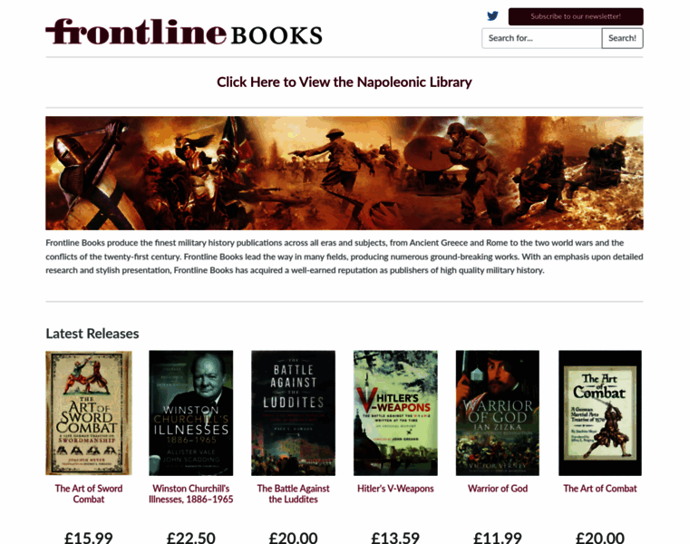 Frontline-books.com thumbnail