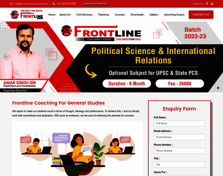 Frontlinecoachingcentre.com thumbnail