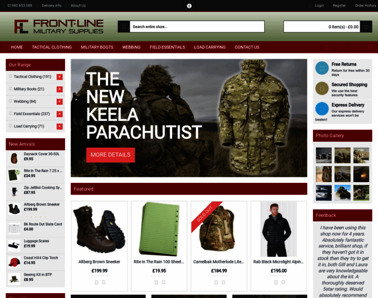 Frontlinemilitary.co.uk thumbnail