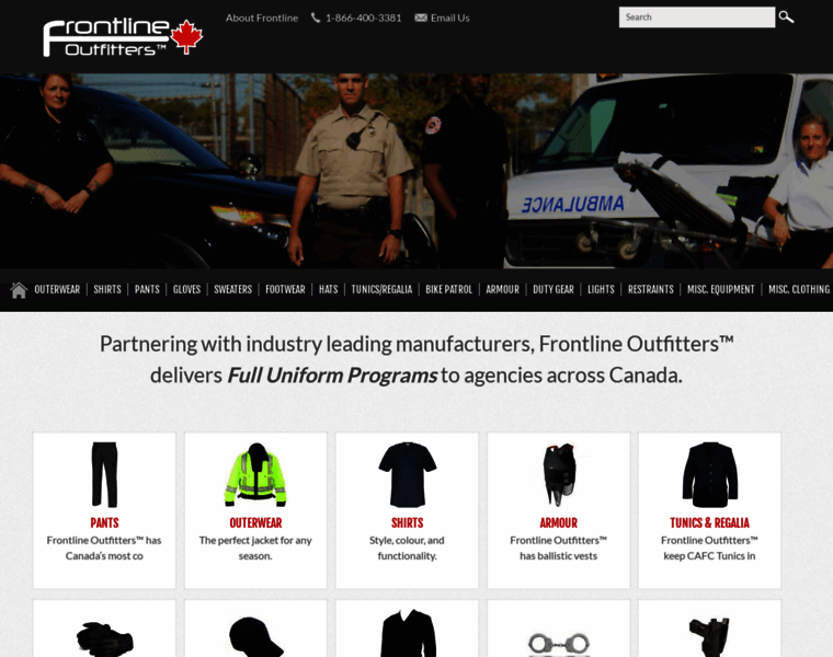 Frontlineoutfitters.ca thumbnail