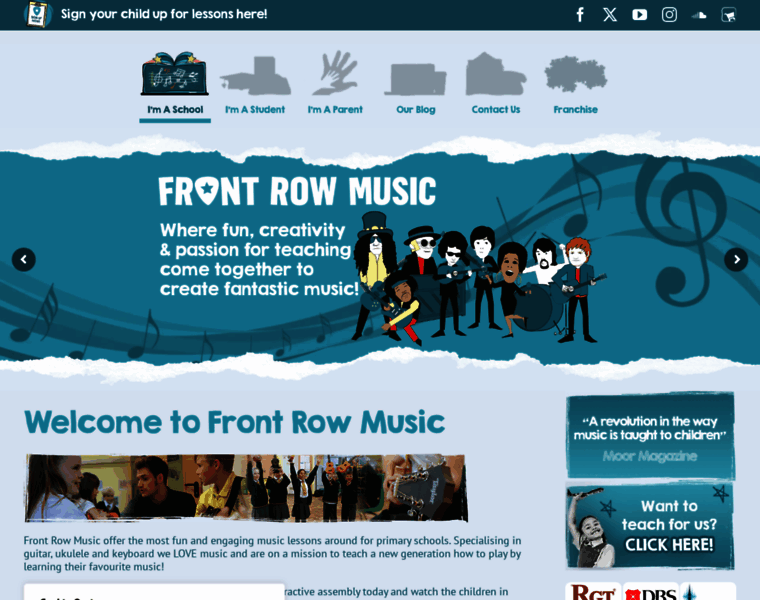 Frontrow-music.com thumbnail
