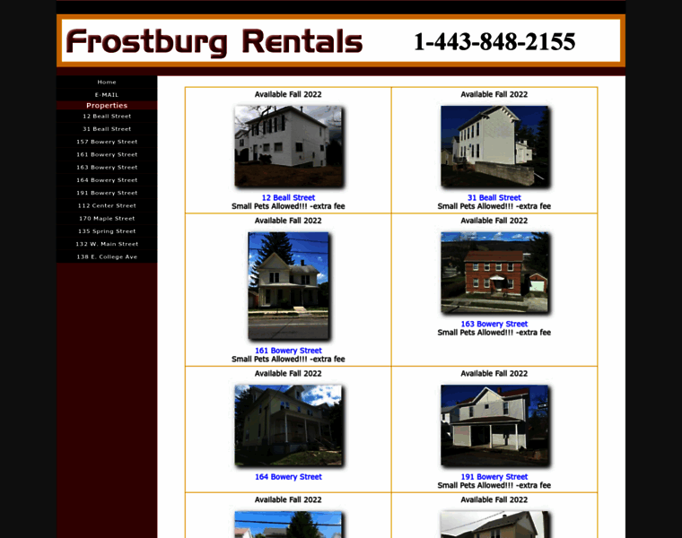 Frostburgrental.com thumbnail