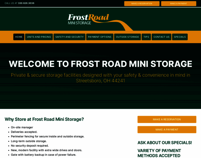 Frostroadministorage.com thumbnail