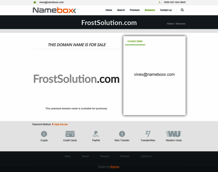 Frostsolution.com thumbnail