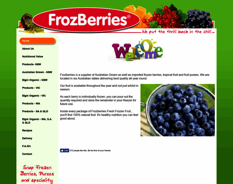 Frozberries.com.au thumbnail