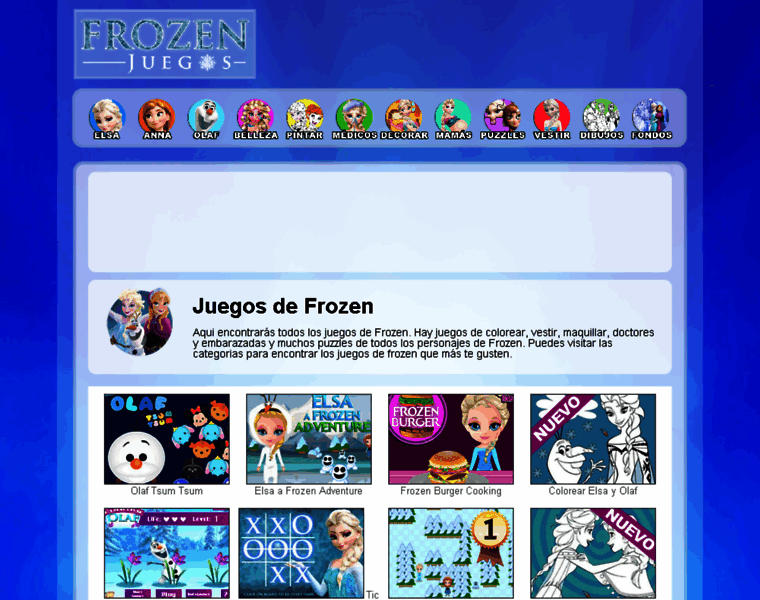 Frozen-juegos.com thumbnail