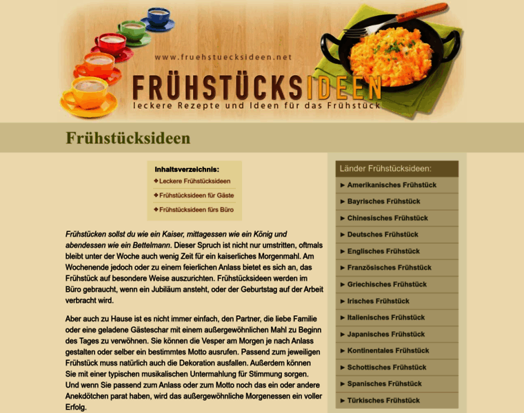 Fruehstuecksideen.net thumbnail