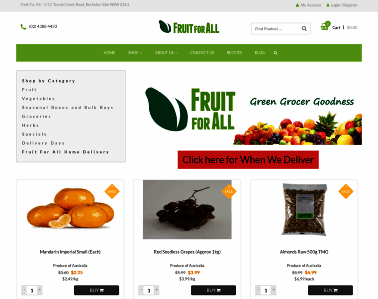 Fruitforall.com.au thumbnail