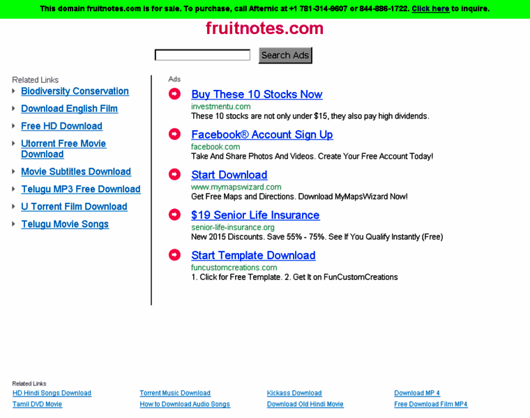 Fruitnotes.com thumbnail