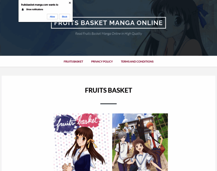 Fruitsbasket-manga.com thumbnail