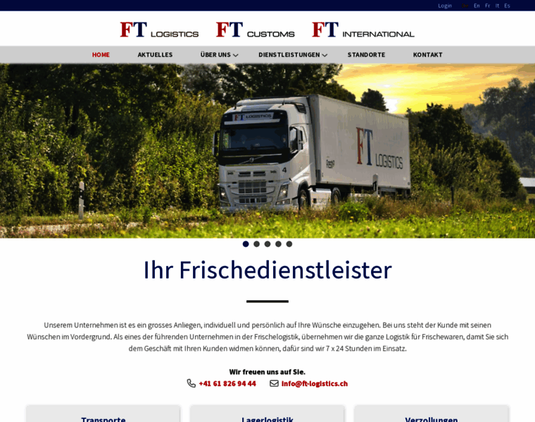 Ft-logistics.ch thumbnail