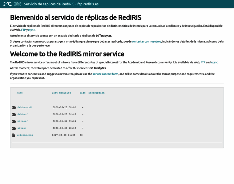 ftp.rediris.es at WI. Index of