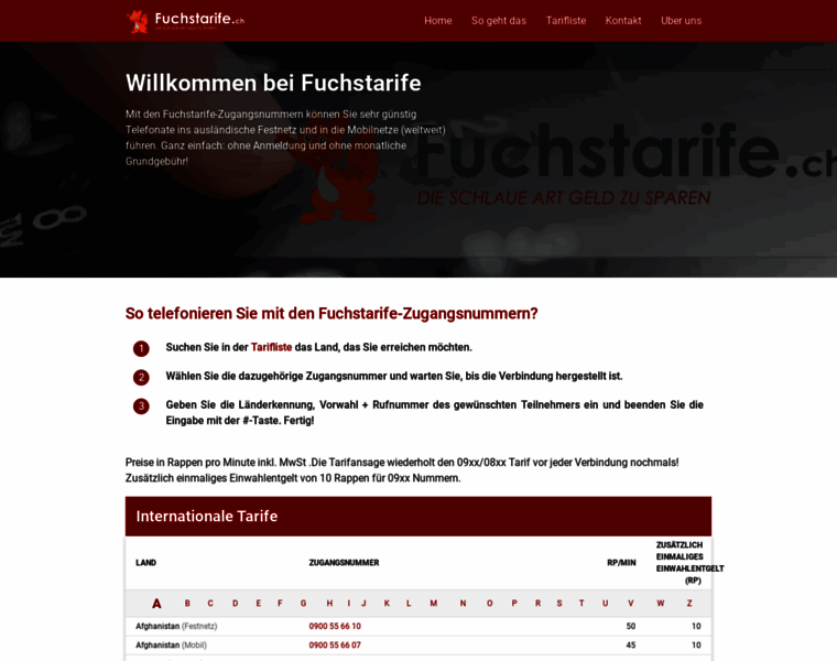 Fuchstarife.ch thumbnail