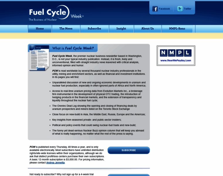Fuelcycleweek.com thumbnail