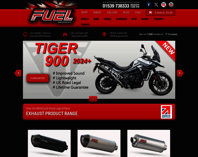 Fuelexhausts.com thumbnail