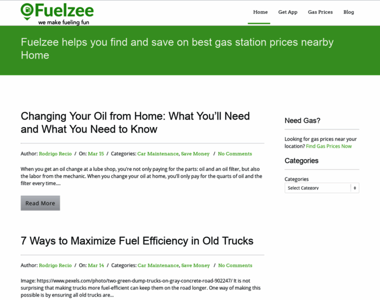 Fuelzee.com thumbnail