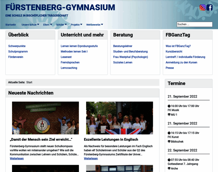 Fuerstenberg-gymnasium-recke.de thumbnail