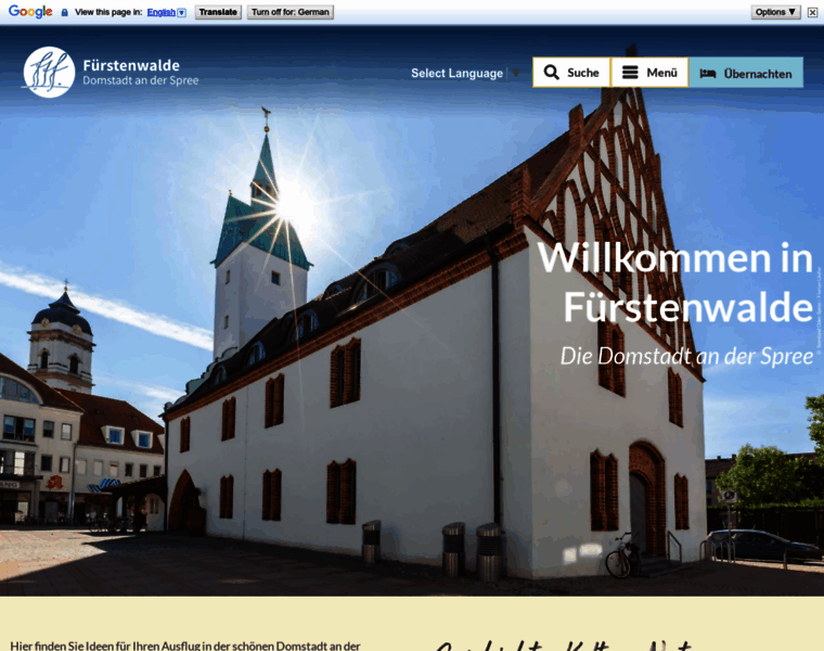 Fuerstenwalde-tourismus.de thumbnail