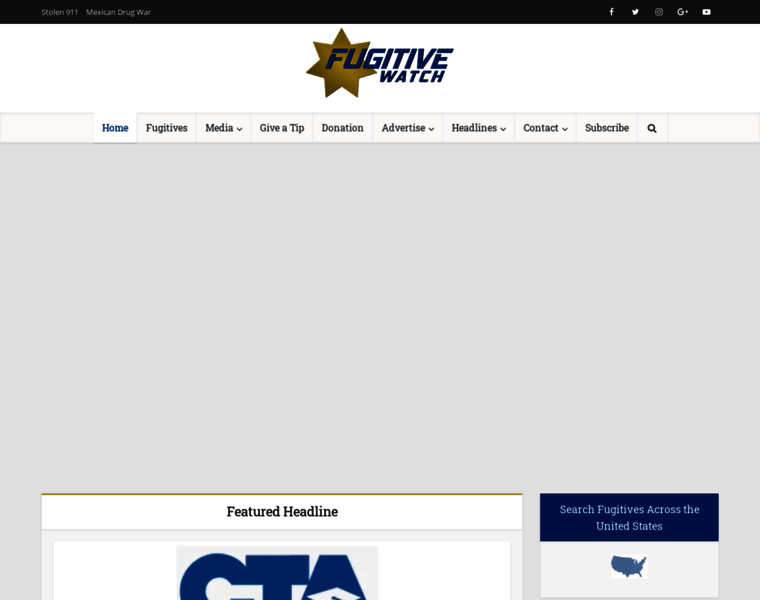 Fugitivewatch.com thumbnail