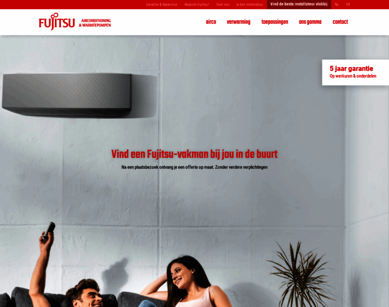 Fujitsu-heatpumps.be thumbnail