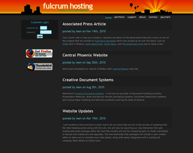 Fulcrum-hosting.com thumbnail
