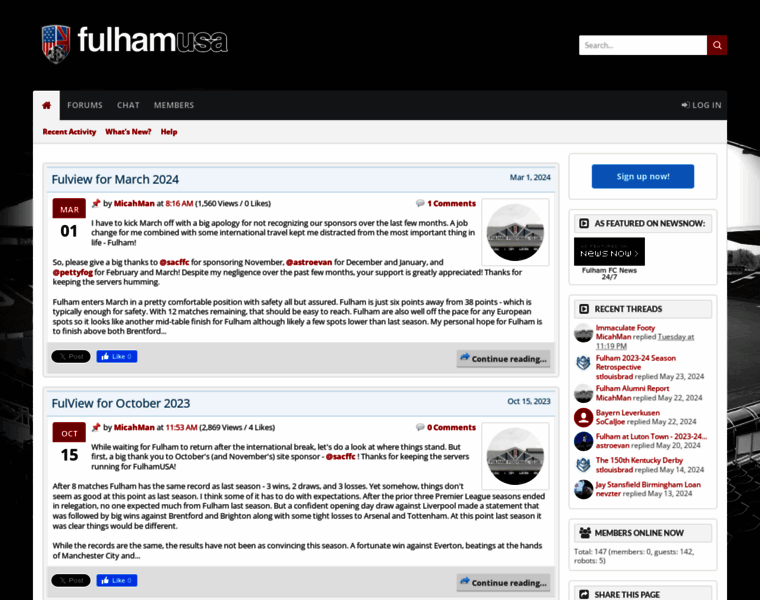 Fulhamusa.com thumbnail