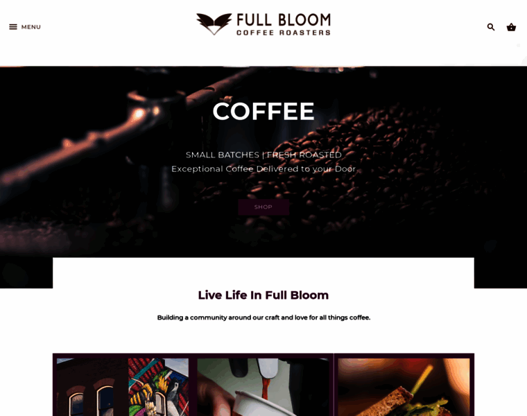 Fullbloomcoffee.com thumbnail