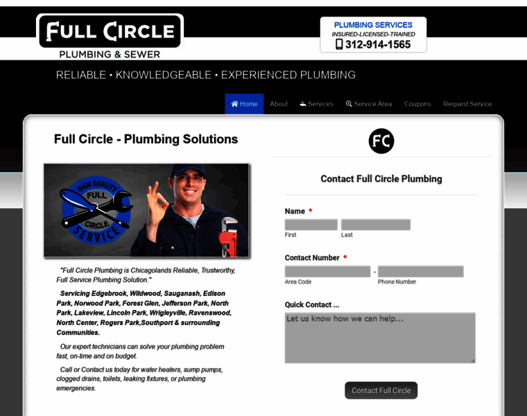 Fullcircleplumbing.com thumbnail