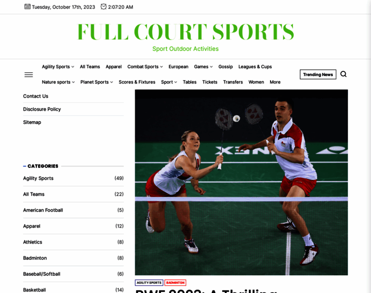 Fullcourtsports.net thumbnail