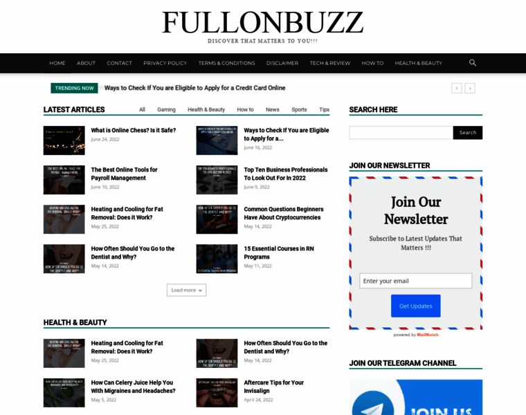 Fullonbuzz.com thumbnail