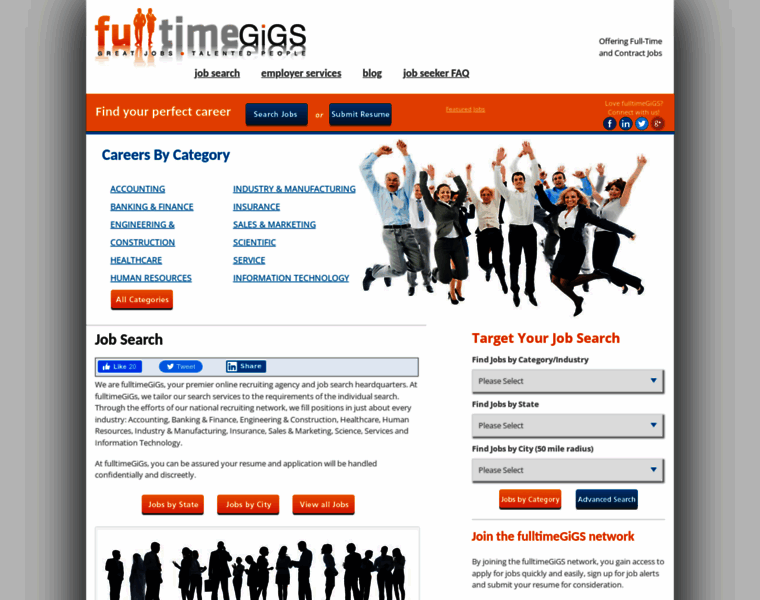 Fulltimegigs.com thumbnail
